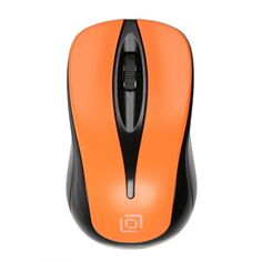 Мышь Oklick 675MW 1025920 черный/оранжевый оптическая (800dpi) беспроводная USB для ноутбука (3but)