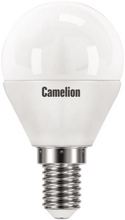 Лампа светодиодная Camelion LED12-G45/865/E14 12Вт/100Вт, E14, 170-265В, 6500К, 1010лм, шар (13697)