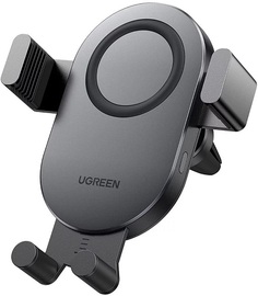 Зарядное устройство автомобильное UGREEN CD256 40118_ беспроводное, 15W, цвет: серый космос