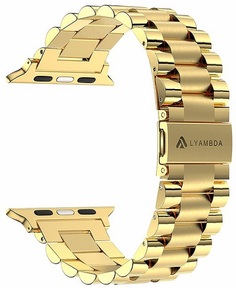 Ремешок на руку Lyambda KEID DS-APG-02-40-GL из нержавеющей стали для Apple Watch 38/40 mm gold