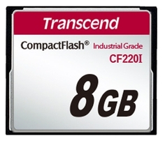 Промышленная карта памяти CompactFlash 8Gb Transcend TS8GCF220I 220x Industrial