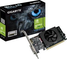 Видеокарта PCI-E GIGABYTE GeForce GT 710 (GV-N710D5-2GL) 2GB Low Profile GDDR5 64bit 28nm 954/5010MHz DVI-I(HDCP)/HDMI RTL