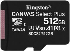 Карта памяти MicroSDXC 512GB Kingston SDCS2/512GBSP A1 V30 UHS-I U3