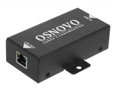 Удлинитель OSNOVO E-PoE/1 PoE 10M/100M Fast Ethernet до 200м (до 22W).Увеличение расстония передачи данных + питание на 100м. При каскадном подключени