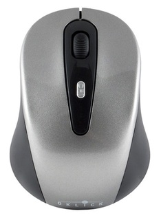 Мышь Wireless Oklick 435MW 945812 серая/черная, 1600dpi, USB, 4 кнопки/колесо