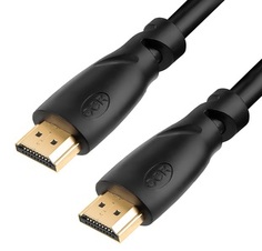 Кабель интерфейсный HDMI-HDMI GCR GCR-HM302 GCR-HM312-3.0m 3.0m, HDR, Ultra HD 4K60 Hz/ 5K30Hz, 3D, Ethernet 18.0 Гбит/с, OD8.0mm, 28/26AWG, черный