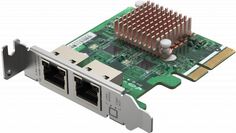Сетевая карта QNAP QXG-2G2T-I225 двухпортовая 2,5GBASE-T/1000BASE-T/100BASE-TX, PCIe Gen2 x2
