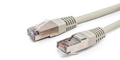 Кабель патч-корд F/UTP 5e кат. 3м Filum FL-F5-3M 26AWG(7x0.16 мм), омедненный алюминий (CCA), PVC, серый