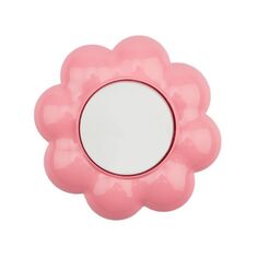 Выключатель KRANZ KR-78-0623 одноклавишный HAPPY Цветок скрытой установки, белый/розовый