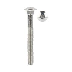 Болт KRANZ KR-01-3511-024 мебельный DIN 603, 8х70, короб (30 шт./уп.)