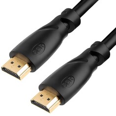 Кабель интерфейсный HDMI-HDMI GCR GCR-51765 Premium 0.5m, 2.0, HDR, Ultra HD 4K60 Hz/ 5K30Hz, 3D, Ethernet 18.0 Гбит/с, OD8.0mm, 28/26 AWG, черный