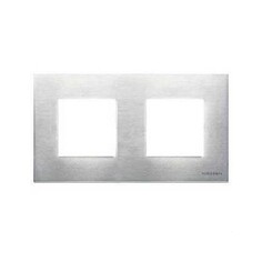 Рамка ABB N2272 OX 2-постовая, 2+2 модуля, IP20 (сталь)