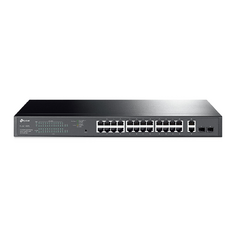 Коммутатор TP-LINK TL-SG1428PE 26x10/100/1000 Мбит/с PoE+ (PoE бюджет 250Вт), 2xSFP 1000 Мбит