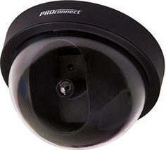 Муляж камеры видеонаблюдения PROCONNECT 45-0220 Неотличим от обычной камеры. Мигающий красный светодиод (каждые 5 секунд). Питание: батарейки AА - 2шт