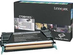 Тонер-картридж Lexmark C736H1KG черный для C73X/X73X (12 000 стр)