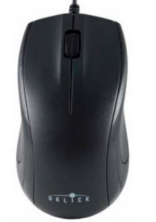 Мышь Oklick 185M 945606 черная, 1000dpi, USB, 2 кнопки,