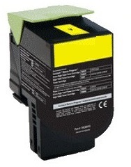 Картридж Lexmark 70C8HYE Желтый высокой ёмкости, 3K, для CS310, CS410, CS510