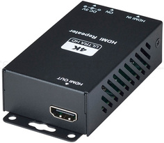 Усилитель SC&T HR01-4K6G HDMI сигнала (удлинитель). Позволяет передать HDMI сигнал на расстояние до 40 м(1080p@60Гц, 16бит, 3D), до 20 м(4K@60Гц). Воз Sct