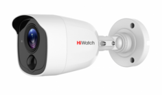 Видеокамера HiWatch DS-T510(B) 5Мп уличная цилиндрическая HD-TVI с EXIR-подсветкой до 20м и PIR 1/2,5 CMOS матрица, объектив 2.8мм