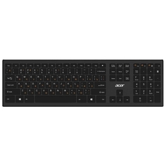Клавиатура Acer OKR010 ZL.KBDEE.003 черный USB беспроводная slim Multimedia