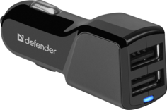 Зарядное устройство автомобильное Defender UCA-34 83834 5V/3.4A 2USB