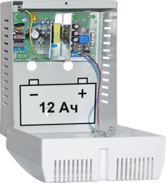 Источник бесперебойного питания Бастион СКАТ-1200М 12 В, 3 А, металлопод АКБ 7–12 Ач, диапазон входного напряжения-170...250 В Bastion