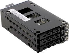 Корзина Procase M2-103-SATA3 3 SATA3/SAS 12G (10mm HDD), черный, с замком, hotswap mobie rack module for 2,5" HDD