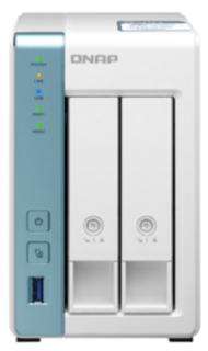 Сетевой RAID-накопитель QNAP TS-231P3-2G 2 отсека 3,5"/2,5". 1 GbE RJ-45, 2,5 GbE RJ-45. ARM Cortex-A15 Annapurna Labs AL-314 1,7 ГГц, 2 ГБ