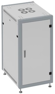 Шкаф напольный 19", 27U SYSMATRIX SL 6627.722 600x600x1330mm (ШхГхВ) передняя дверь сплошная металлическая, задняя дверь сплошная металлическая, повор