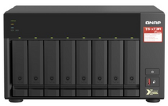 Сетевой RAID-накопитель QNAP TS-873A-8G 8 отсеков 3,5"/2,5", 2 порта 2,5 GbE BASE-T, 2 слота M.2 NVMe, AMD Ryzen V1500B 2,2 ГГц, 8 ГБ DDR4