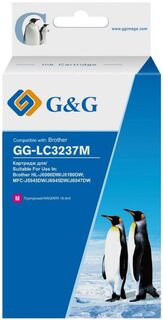 Картридж G&G GG-LC3237M струйный пурпурный (18.4мл) для Brother HL-J6000DW/J6100DW