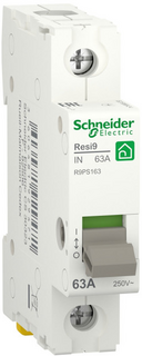 Выключатель нагрузки Schneider Electric RESI9 R9PS163 (мод. рубильник) 63А 1P