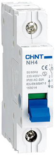 Выключатель нагрузки CHINT 398038 1P, 63А, NH4 (R)