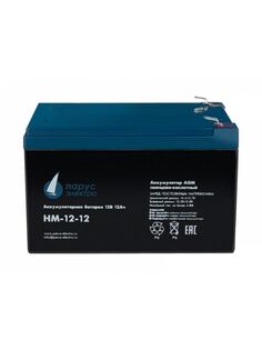 Батарея Парус электро HM-12-12 для ИБП (AGM/12В/12,0Ач/клемма F2)