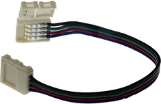 Коннектор Lamper 144-002 соединительный (2 разъема) для RGB светодиодных лент шириной 10 мм, длина 21 см