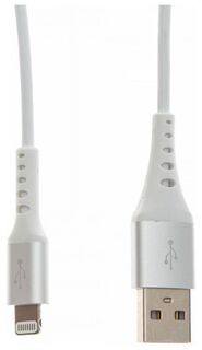 Кабель интерфейсный Cactus CS-LG.USB.A-2 USB(m)/Lightning(m), 2м, белый, блистер