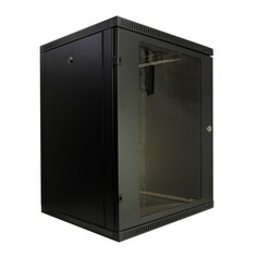 Шкаф настенный 19", 15U NT WALLBOX 15-65 B 084703 черный, 600*520, дверь стекло-металл