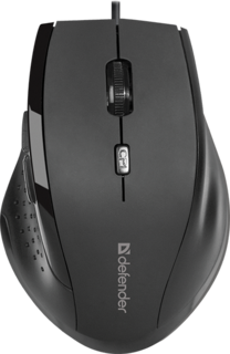 Мышь Defender Accura MM-362 52362 черный, 800-1600dpi, 6 кнопок