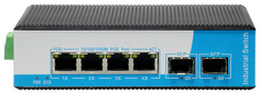 Коммутатор GIGALINK GL-SW-G205-4PSG(BT) L2 уровня на 4 порта 10/100 / 1000M PoE с поддержкой IEEE802.3 af / at и BT 60Вт, 2-гигабитных SFP