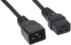 Кабель питания Cabeus PC-IEC19-IEC20-5M IEC 320 C19 - IEC 320 C20 (3x1.5), 16A, прямая вилка, 5м