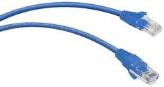 Кабель патч-корд U/UTP 6 кат. 1м Cabeus PC-UTP-RJ45-Cat.6-1m-BL неэкранированный, синий