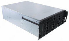 Корпус серверный 4U Procase ES420-SATA3-B-0 (20 SATA 3/SAS hotswap HDD), черный, без блока питания, глубина 650мм, MB 12"x13"