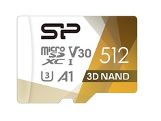 Карта памяти 512GB Silicon Power SP512GBSTXDU3V20AB Superior Pro A1, microSDXC Class 10 UHS-I U3 Colorful 100/80 Mb/s (SD адаптер)