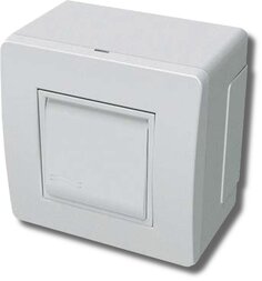 Коробка DKC 10002 в сборе с выключателем, белая, "In-liner Classic"