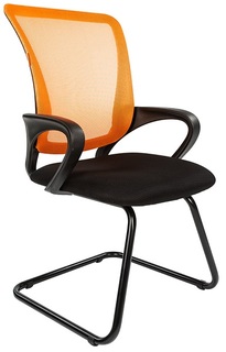 Кресло офисное Chairman 969 V 7017857 оранжевое, ткань TW/сетчатый акрил, до 100 кг