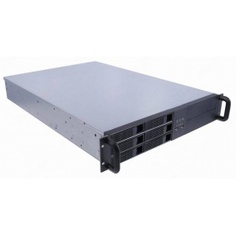 Корпус серверный 2U Procase ES206S-SATA3-B-0 (6 SATA III/SAS 6Gbit hotswap HDD), черный, без блока питания, глубина 550мм, MB 12"x10.5"