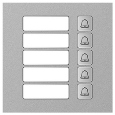 Модуль True IP Systems TI-4308M/5 дополнительный на 5 кнопок вызова для совместной работы с TI-4308MP/M