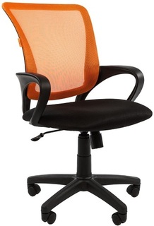 Кресло офисное Chairman 969 7017851 оранжевое, ткань TW/сетчатый акрил, до 100 кг