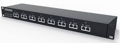 Грозозащита OSNOVO SP-IP8/100R для локальной вычислительной сети (скорость до 100Мбит/с) на 8 портов. Двухступенчатая защита. Макс. длительное раб. на