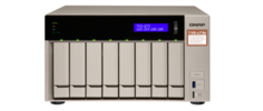 Сетевой RAID-накопитель QNAP TVS-873e-8G NAS, 8-tray w/o HDD, 2xM.2 SSD Slot, 2xHDMI-port. Quad-сore AMD quad-core 2.1 GHz up to 3.4 GHz , 8GB DDR4 (2